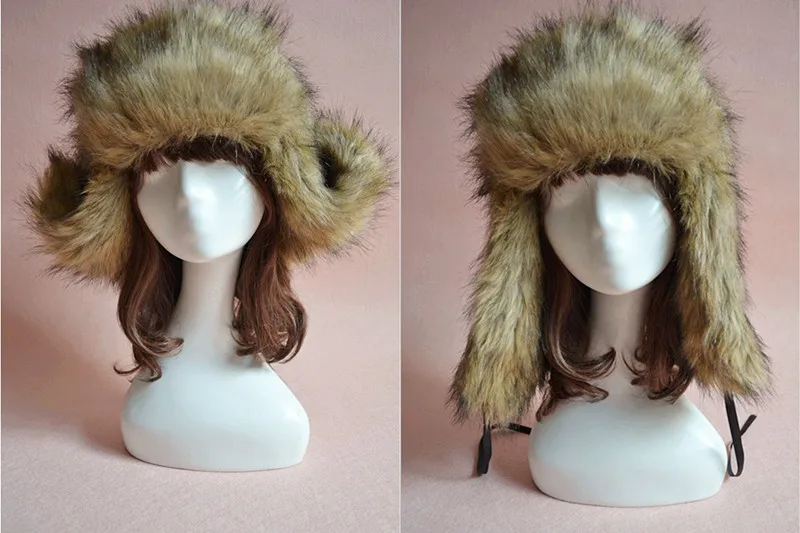 Модные осенне-зимние меховые шапки унисекс повседневные женские из