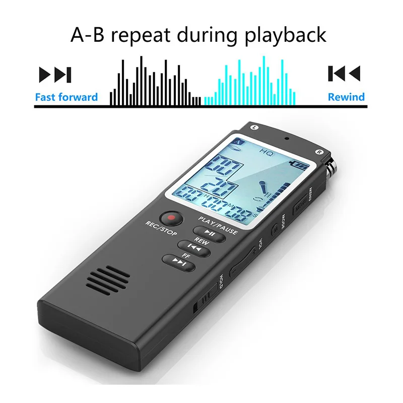 Noyazu оригинальный T60 диктофон USB Профессиональный Мини Диктофон MP3 плеер 8 Гб