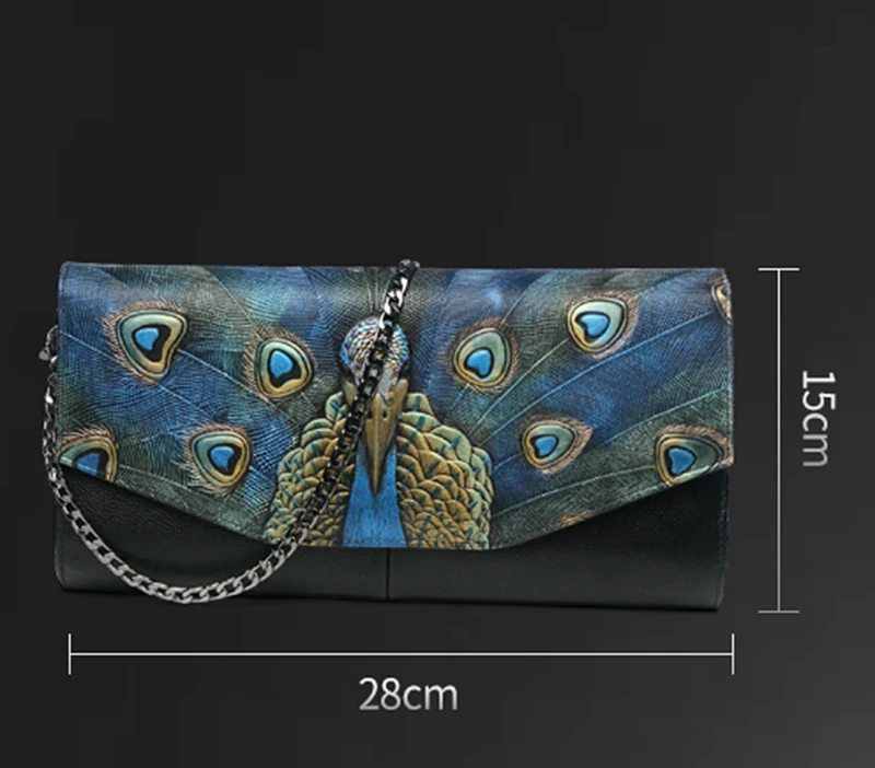 Женская сумка кошелек винтажная из натуральной кожи|Вечерние сумочки| |