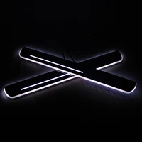 sncn led car scuff plate trim pedal door sill pathway moving welcome light for peugeot 2008 2014 2015 2016 2017 accessories