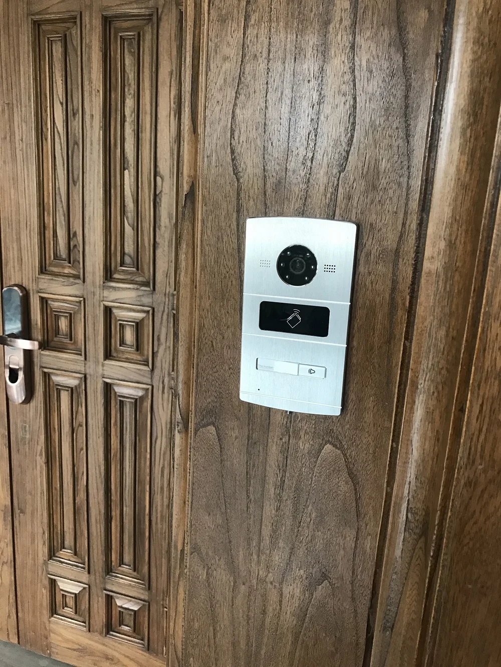 HIK IP видеосвязь комплект, многоязычный HD, RFID панель и WiFi монитор, IP дверной звонок, водонепроницаемый
