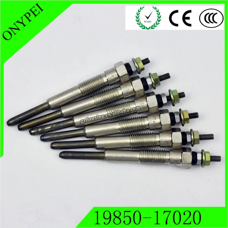6 шт. Новый светящийся разъем 19850 17020 для Toyota Land Cruiser 70 100 105 1 Гц 1HDT Coaster 1985017020|Свечи