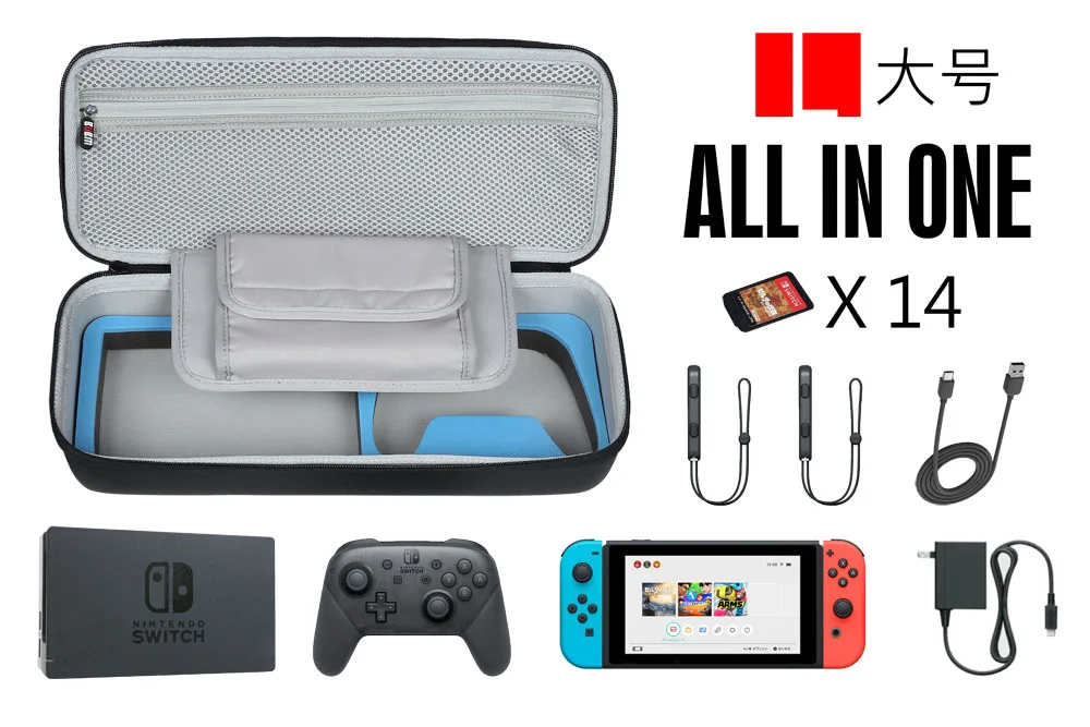 BUBM EVA удлиняется Видео Сумки для игровых приставок SWITCH Q игровой консоли