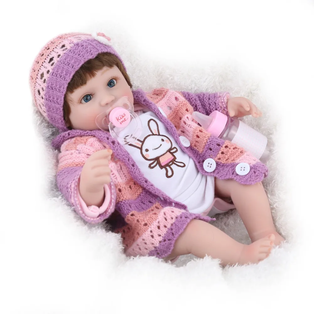 KAYDORA Reborn Baby Girl Кукла новейшая 45 см кролик девочка подарок на день рождения 16