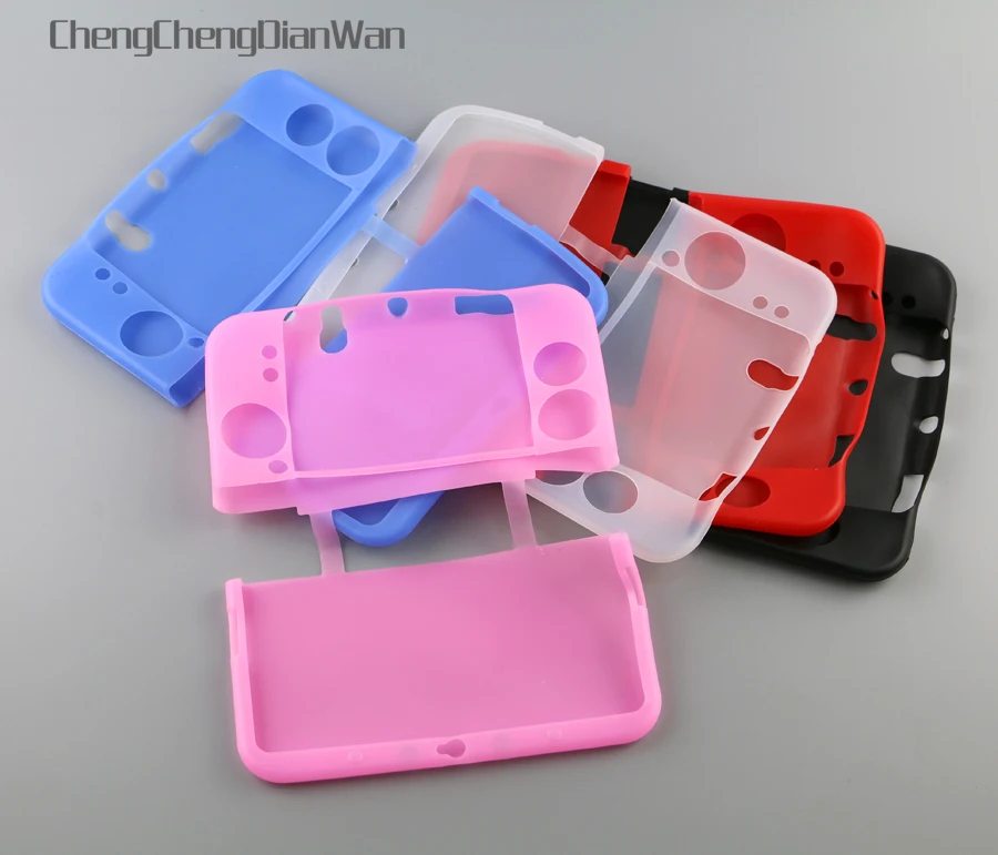 ChengChengDianWan Новый 3DSXL 3DSLL 3DS XL LL Цветной силиконовый чехол для защиты кожи резиновый 3