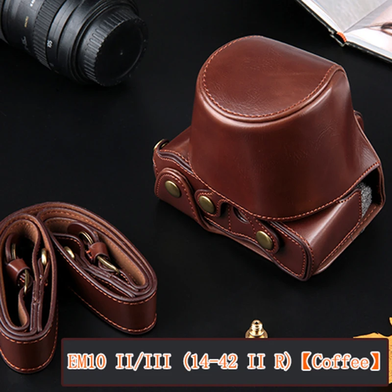 Чехол для Камеры Deluxe Edition из искусственной кожи чехол Olympus E M10 EM10 Mark II III EM5 PL7 PL8 EPL7