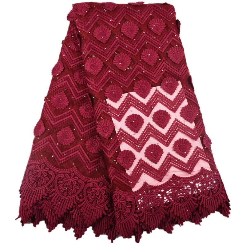 Африканская кружевная ткань 2019 вышитая в нигерийском стиле Высококачественная