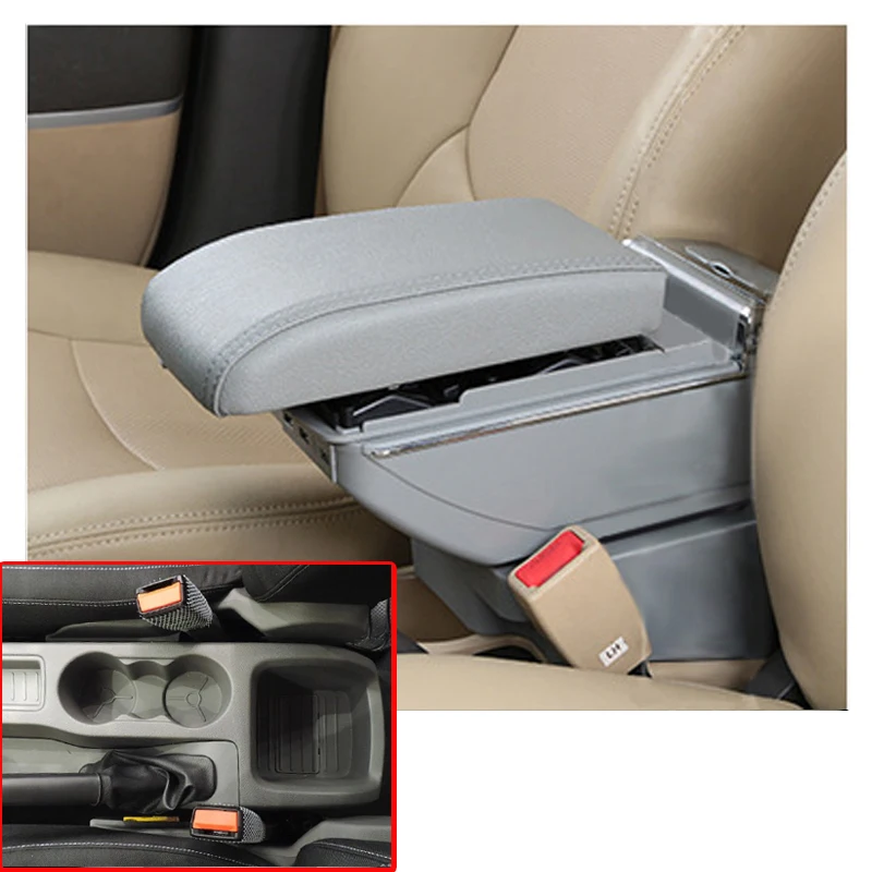 Car Armrest Box For Ford Focus 2009-2011 Auto Seat Central Multifunction Storage 7USB Port With LED light Arm Rest | Автомобили и