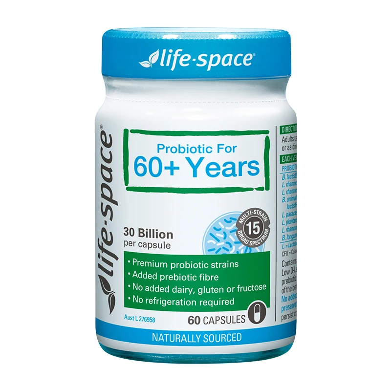 Австралийская Life Space Probiotic полезная бактерия для 60 + лет поддержка здоровых