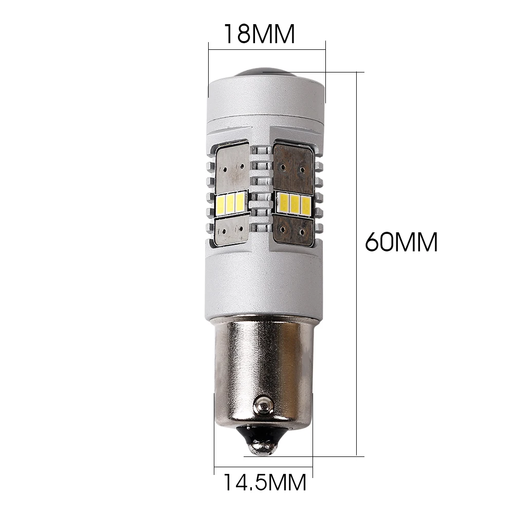 CN360 2 шт. 3020 14SMD 1156 BA15S светодиодный Поворотный Светильник лампа заднего хода