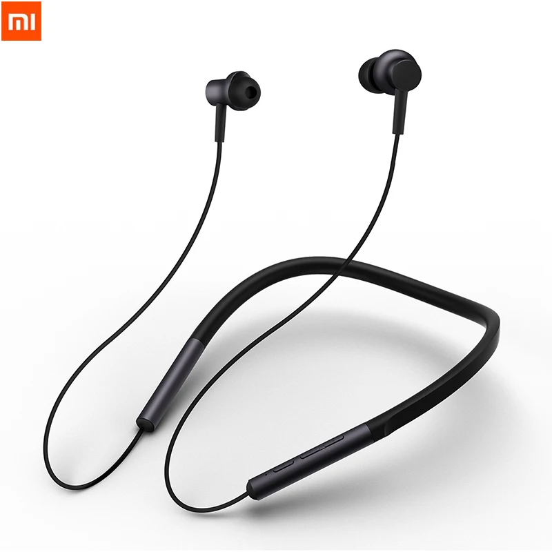 Новые оригинальные Xiaomi AAC Audio Secoding apt-X Bluetooth спортивные наушники CSR 8645 чип Магнитный наушник 8 часов работы слева