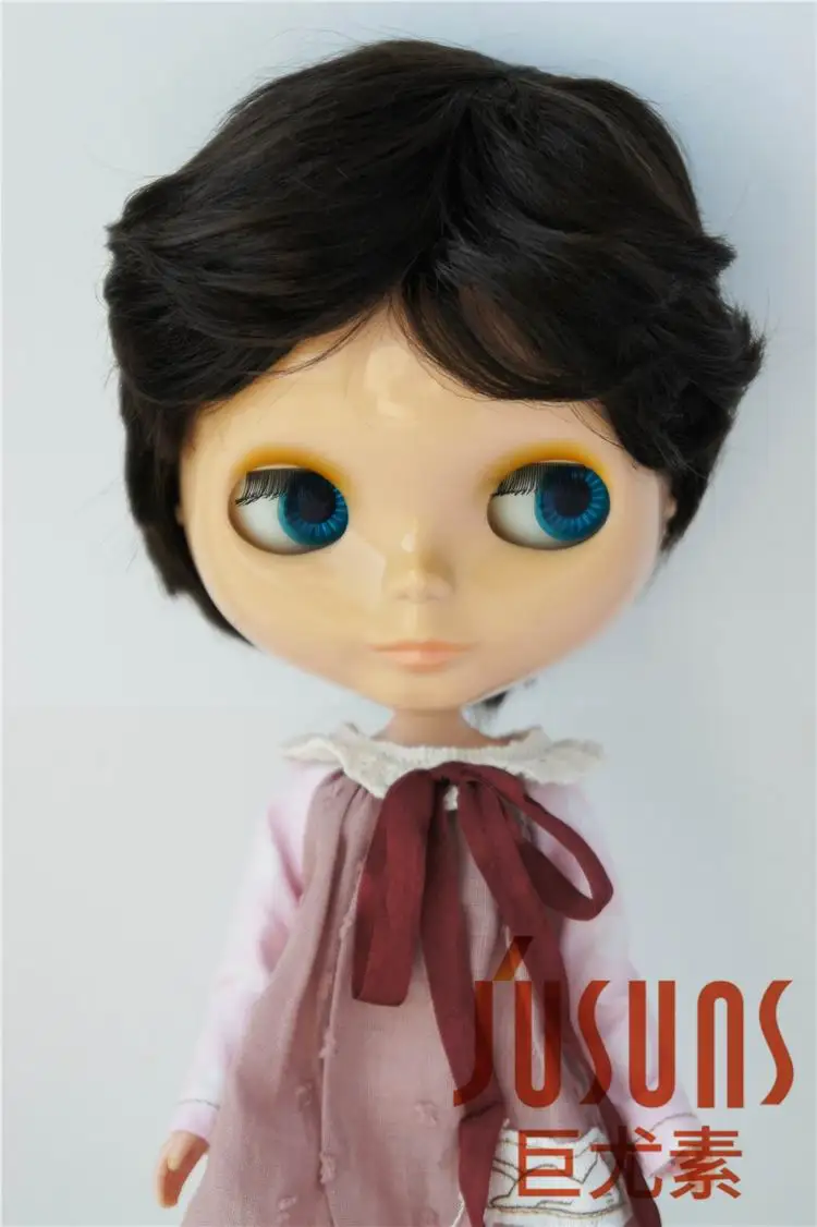 JD192 Blyth куклы парики 23-25 см синтетический мохеровый парик BJD кукла парик природа мальчишеские 9-10 дюймов куклы аксессуары