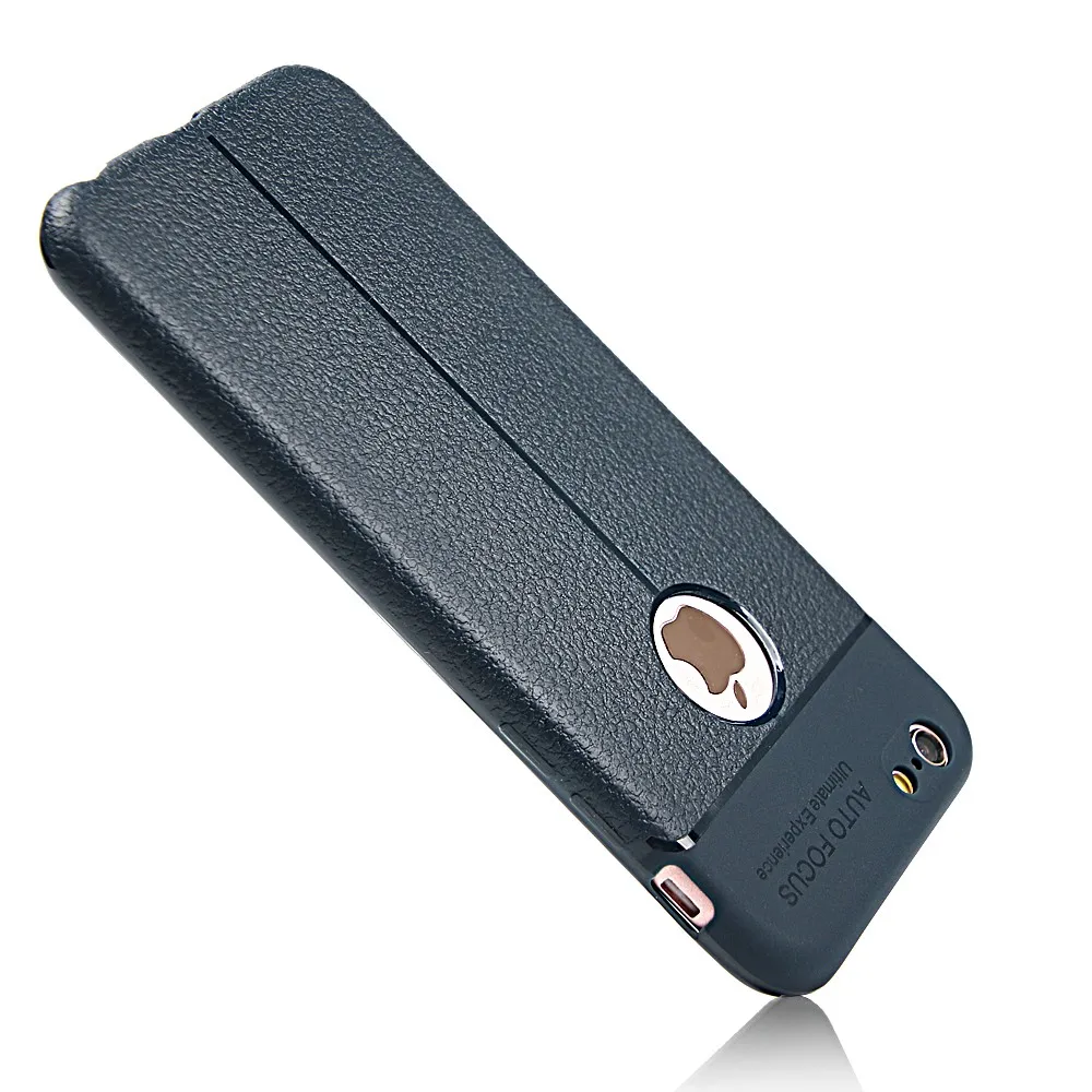 Fcouqe For iPhone 6 6s Phone Case Brushed Genuine Leather Soft TPU Cover Back iPhone6S phone i6s |