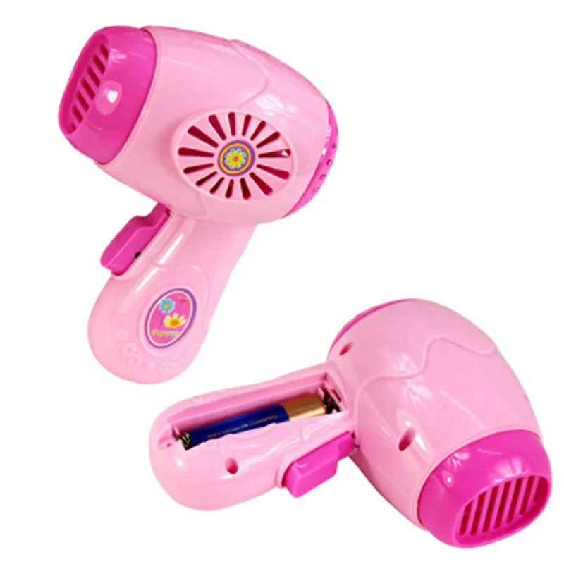 Мини розовый фен для волос бытовая электрическая техника игрушка детский дом