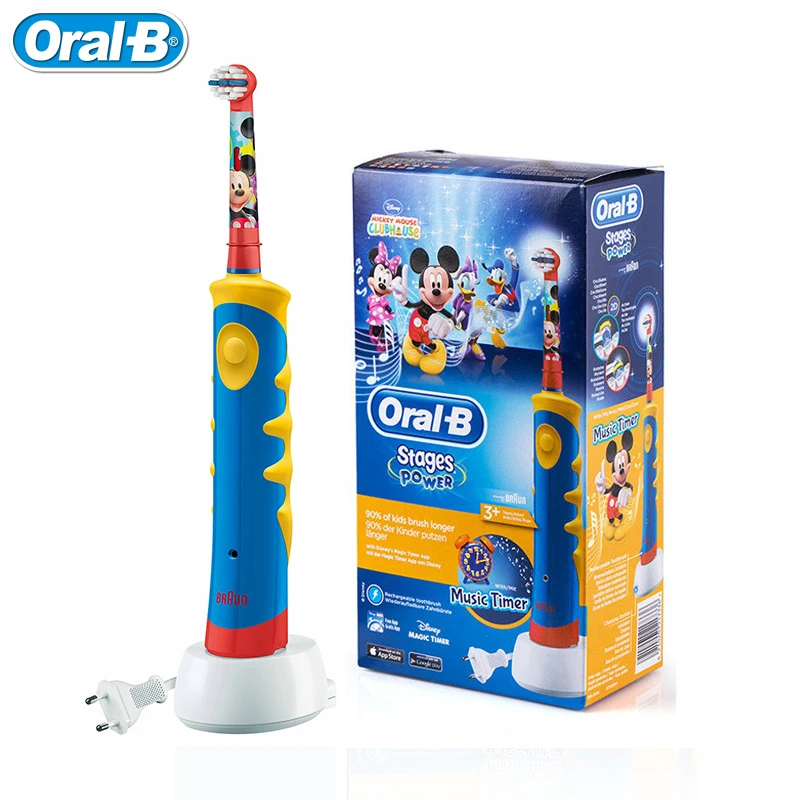 Oral B D10 Детская электрическая зубная щетка EB10 сменные насадки для зубной щетки
