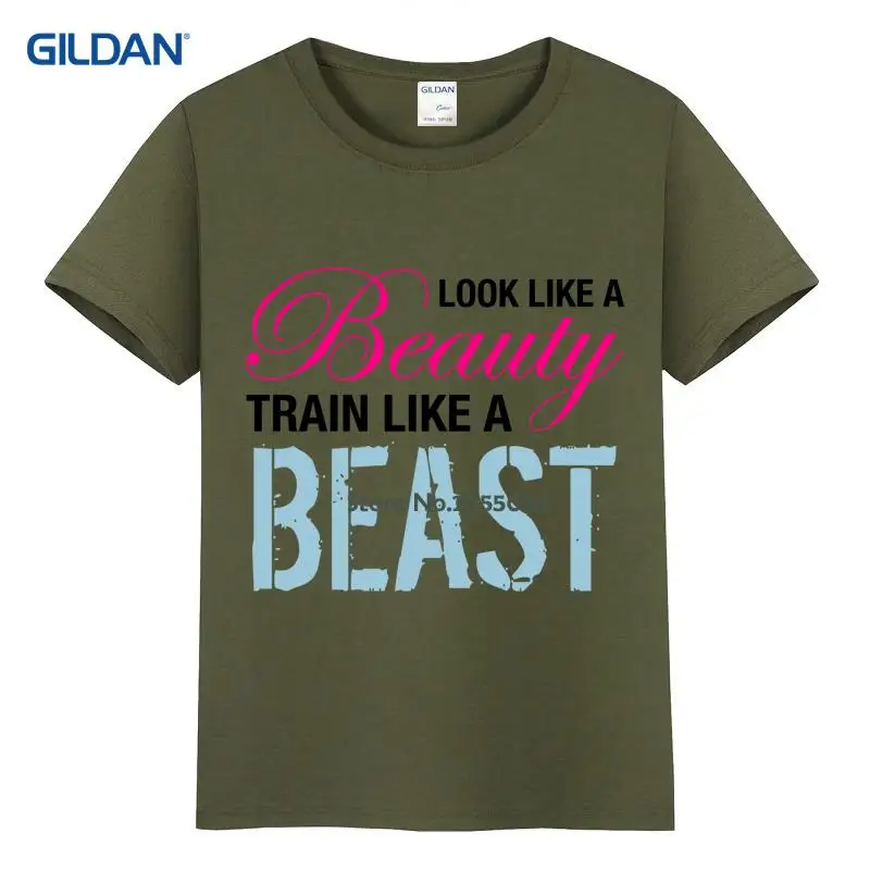 Посмотрите как красота лифт зверь 2017 крутая футболка Homme изготовление хлопка