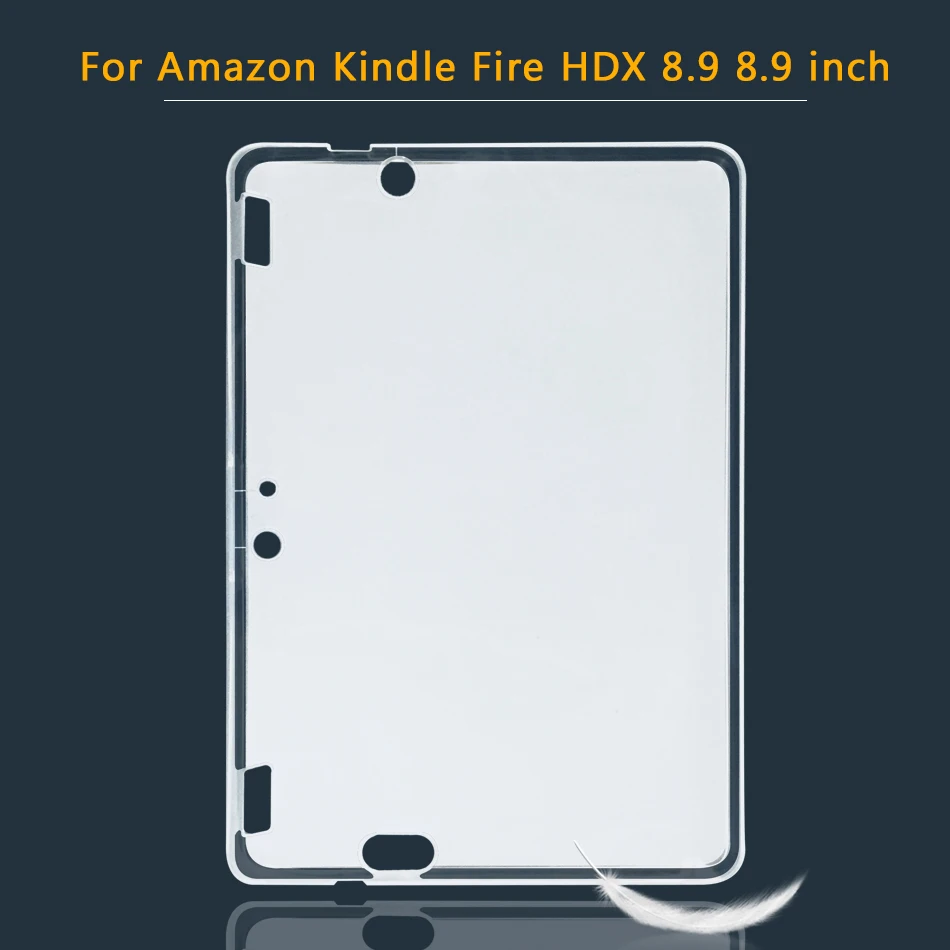 Kindle Fire HDX 8.9 Мягкий чехол из ТПУ с котб Крышка для Amazon Kindle HD 10, 8, 7, 6 огонь HD10 HD8 силиконовый чехол для Kindle Paperwhite 1 2 3 4 - Цвет: Kindle Fire HDX 8.9