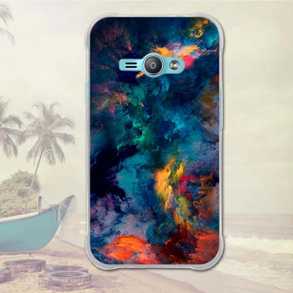 14 Чехол для samsung Galaxy J1 Ace J110 чехол s Мягкий ТПУ задняя крышка для samsung J1 Ace роскошный 3D рельефный принт силиконовый чехол для телефона - Цвет: 14