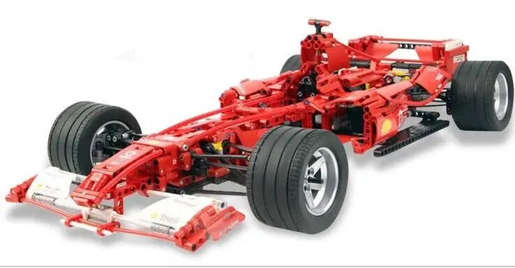 Decool 3335 Technic серия модель гонщика F1 набор строительных блоков Классические