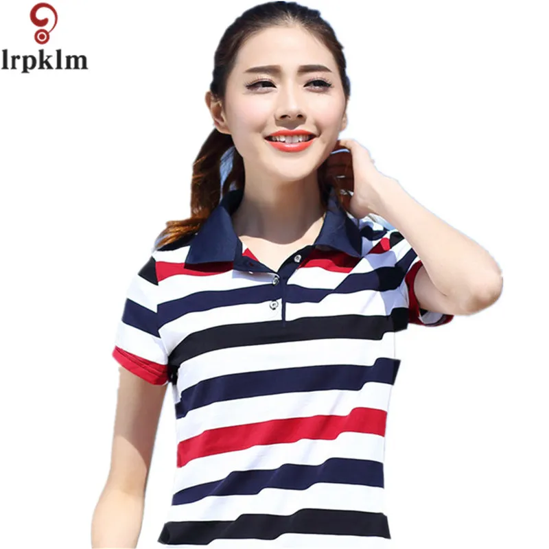 2017 высокое качество сексуальные женские Дамские полосатые хлопковые рубашки