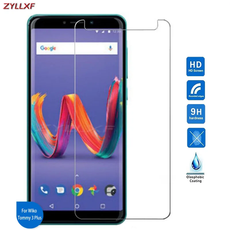 Защитная пленка для экрана из закаленного стекла Wiko Tommy 3 Plus 5 45 Дюйма 9H 2.5D на Tommy3