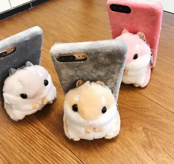 EPENA мягкий пушистый чехол в виде куклы для iPhone 6 6S Plus 7 8 3D милая мультяшная игрушка