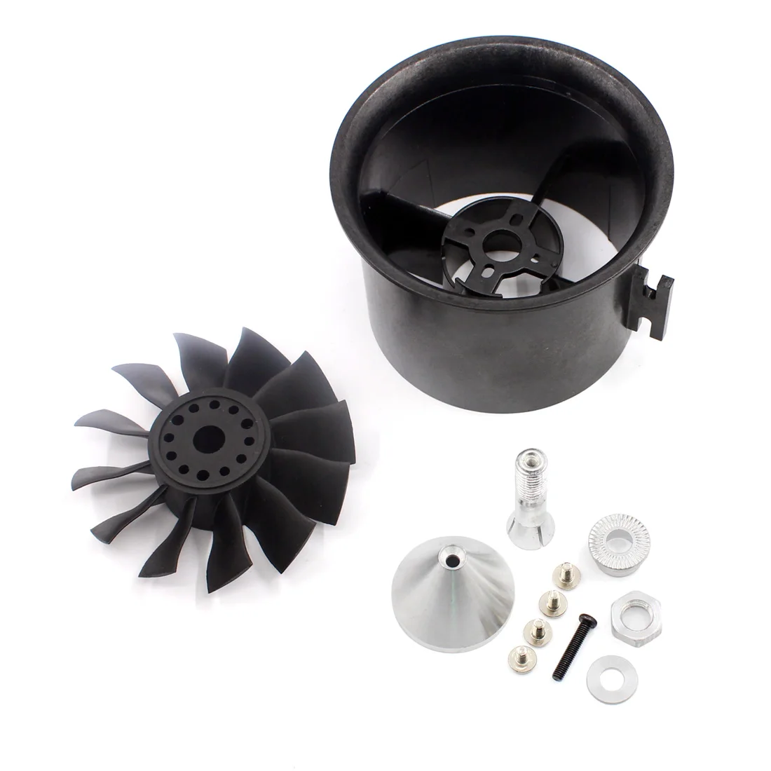 Full Set QX-MOTOR 70 мм 12 канальный вентилятор 4S привод EDF для радиоуправляемого дрона бесщеточный двигатель, Квадрокоптер аксессуары F22153/4 - Цвет: Full Set