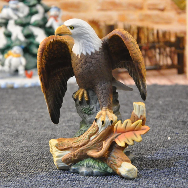 

Ceramic Hand-painted Matt Craft Eagle Ornaments Home Decoration 4 Styles