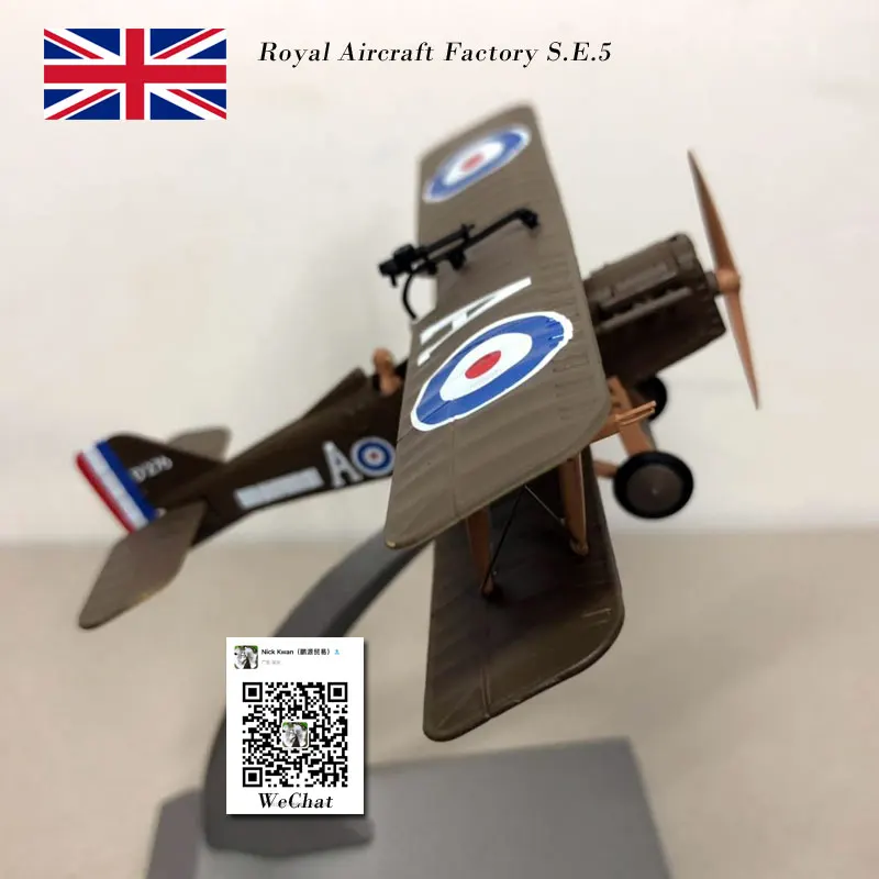 WLTK 1/72 масштаб военная модель игрушки WW I SE 5a истребитель литой металлический самолет модель игрушки для сбора, подарок, дети