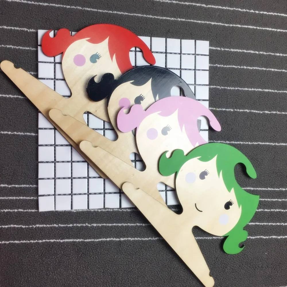 Декоративные деревянные вешалки для детской комнаты в скандинавском стиле | Дом