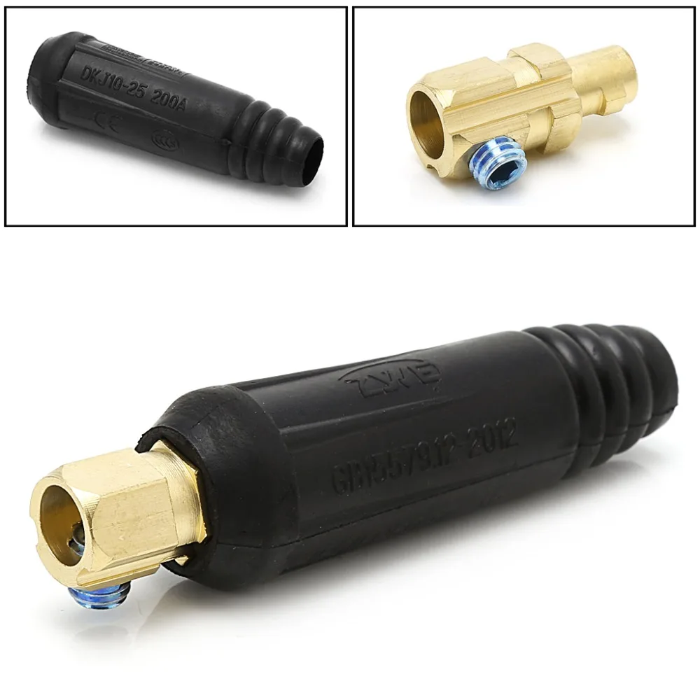 

200A 10-25mm Rapid Fitting Female Male Connector European Electric Welding Machine Tools