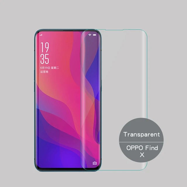 3D изогнутое закаленное стекло для OPPO Find X полноразмерная защитная пленка