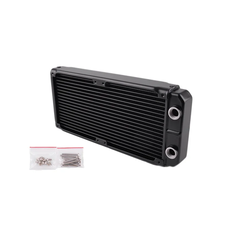 

Syscooling Aluminum Radiator 240mm water cooling radiator G1/4 thread for DIY liquid cooling