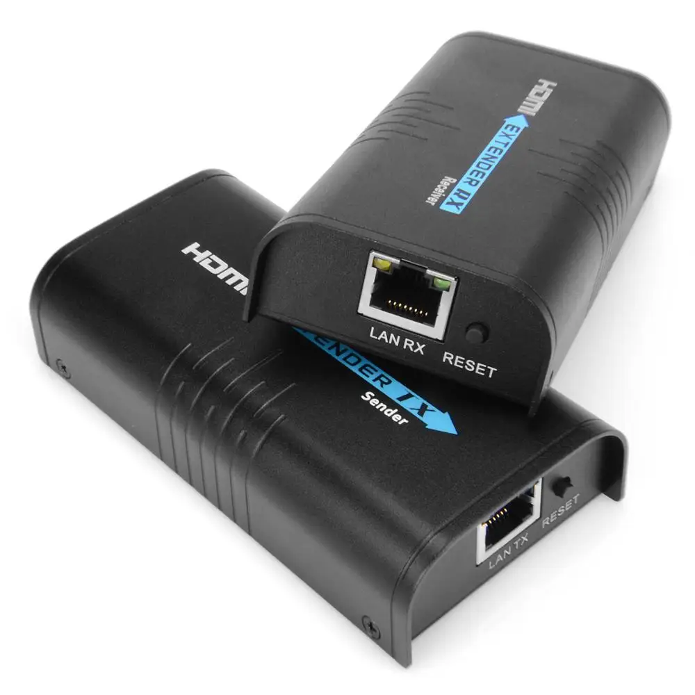 TreasLin 1080 P HDMI Extender по TCP/IP удлинитель через Cat5 Cat5e Cat6 коммутатора Ethernet для