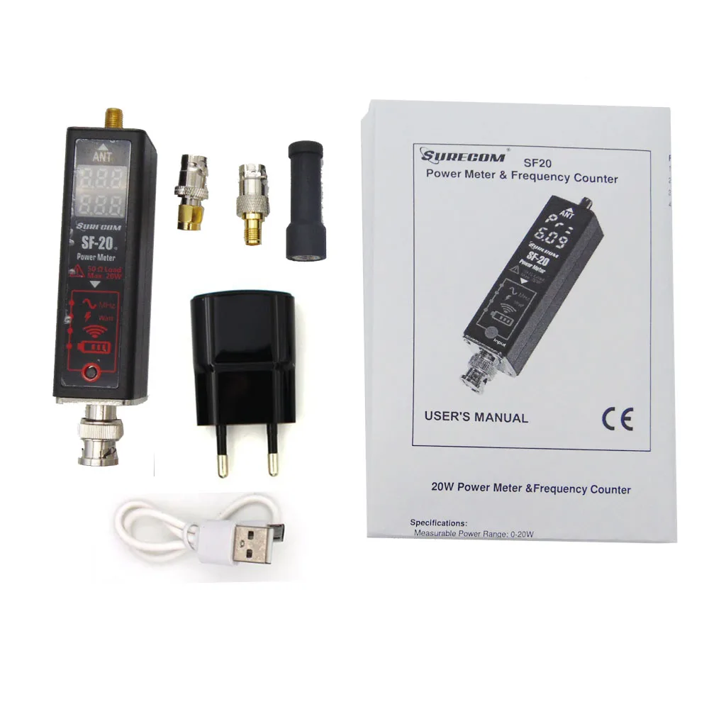 Цифровой измеритель частоты Surecom счетчик мощности анализатор антенны ручной