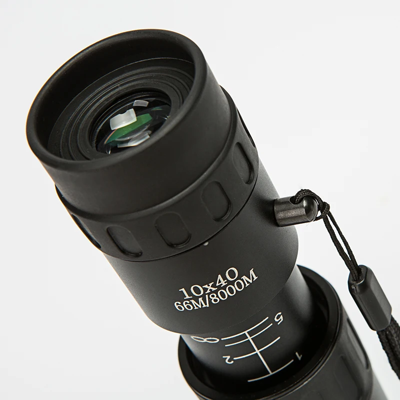 Boshile 10x40 HD Монокуляры зум черные высокие Quilaty однофокусные оптические линзы мини Монокуляры