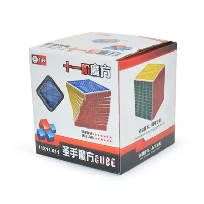 Нео куб скоростной липкий кубик-головоломка магический для Begginer 11x11x11 Cubo Magico