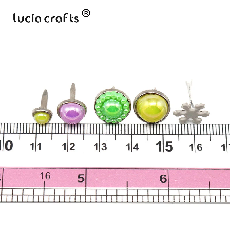 Lucia crafts 1 кор./лот разные стили окрашивание металла штифтики для DIY альбом декор украшения для скрапбукинга аксессуары G1310