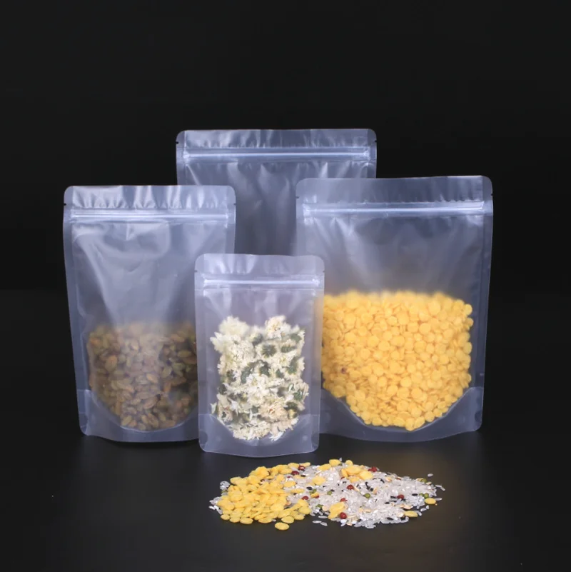 

100 Pcs Transparent Sundries Storages Waterproof Grip Self Seal Zip Lock Poly Plastic Zipper Bags Reclosable Storage Bags