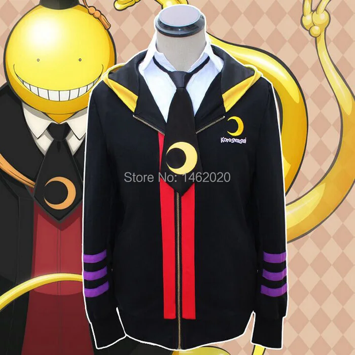 

Anime Assassination Classroom Korosensei Cosplay Costumes Pullover Women Men Hooded Sweatshirts Hoodies Coats