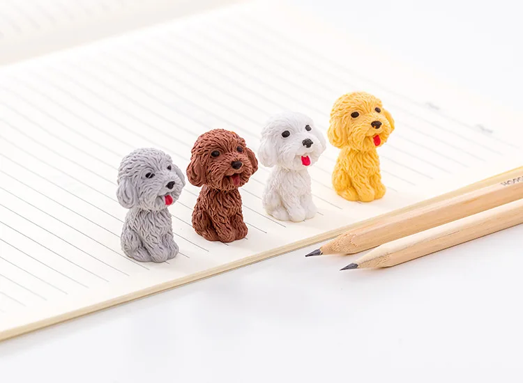 Kawaii/ластик с милой собачкой из мультфильма; резиновый карандаш; Новинка для детей; школьные принадлежности; офисные канцелярские принадлежности для студентов