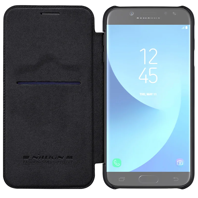 Кожаный чехол-книжка Nillkin Qin для samsung Galaxy J5 J3 J7 J330F J530F J730F в европейском стиле