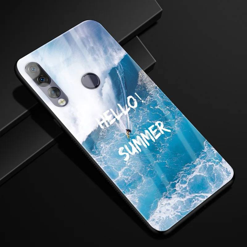 2 Для lenovo Z5S чехол 6,3 ''стекло Жесткий PC задняя крышка для lenovo Z5S чехлы для телефонов силикон бампер Coque для lenovo Z5s Z5 S Z 5S Capa - Цвет: 2