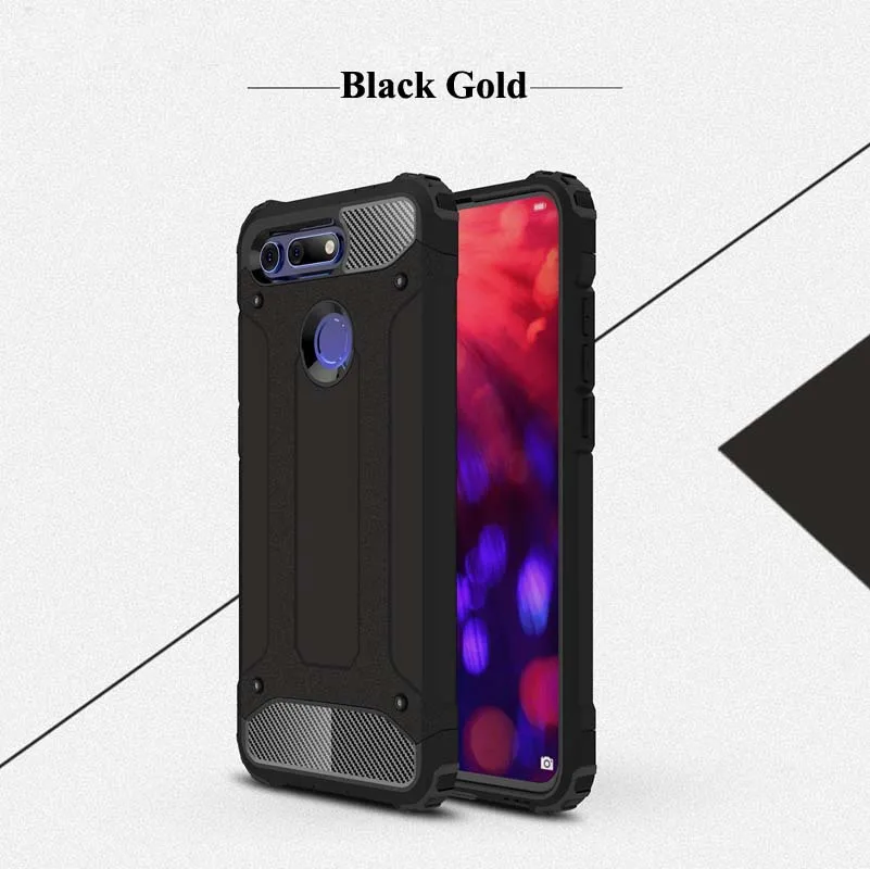 Black Gold Чехол для huawei Honor 9 10 Lite 20 10i 20i 7A 7C 9X Pro 8A 8C 8S 8X Max V10 V20 V30 Play чехол силиконовый чехол для телефона повышенной прочности с протекторным рисунком и чехол на заднюю панель - Цвет: Black Gold