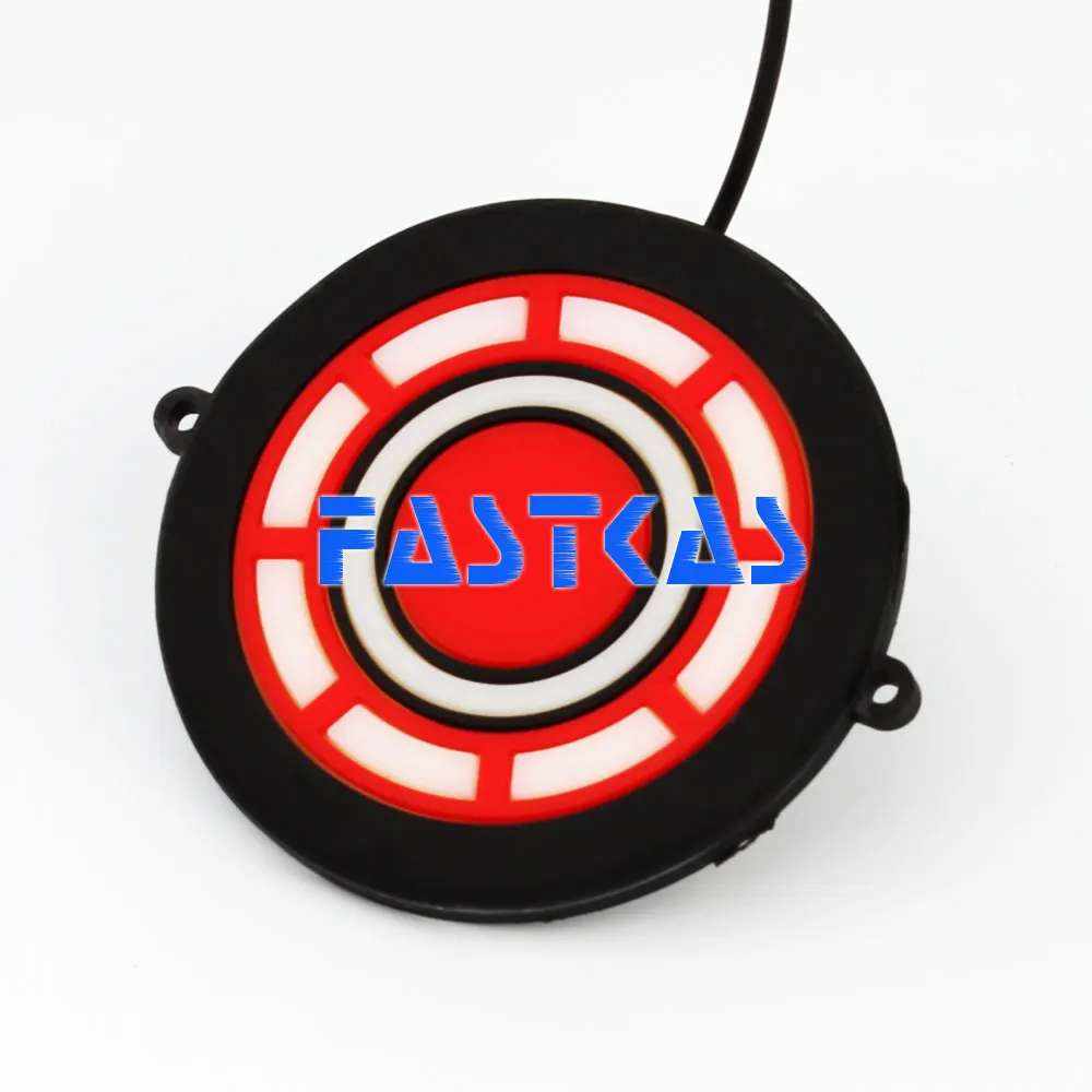 СВЕТОДИОДНЫЙ DRL Дневной светильник 100% Водонепроницаемый красный белый Цвет