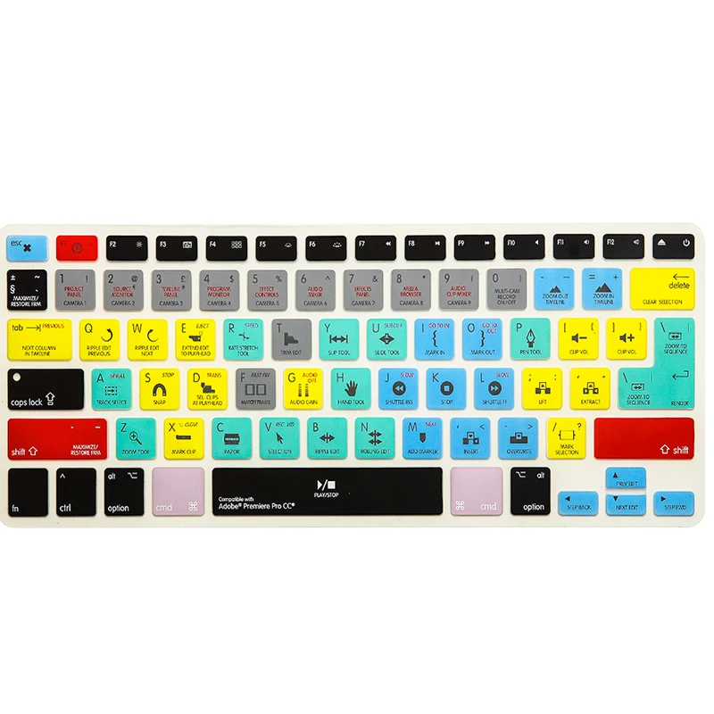 Защитная крышка для клавиатуры apple final cut pro защитная Macbook Air Pro Retina 13 15 17|keyboard cover