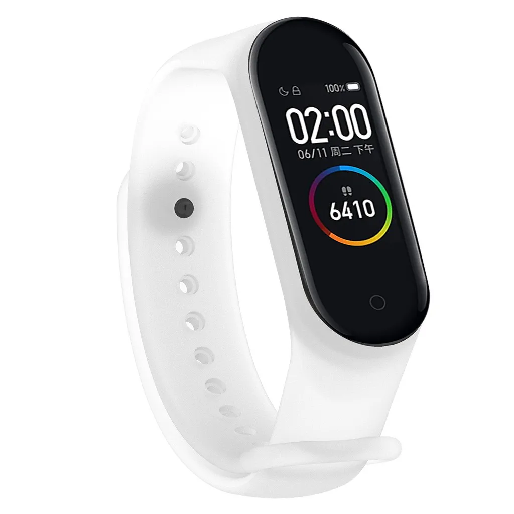Ремешок Correa для Xiaomi Mi Band 4 сменный прозрачный силиконовый браслет L0613 |