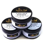 Полимерные Типсы для ногтей, 3 цвета, розовыйбелыйпрозрачный, резьба, акриловый