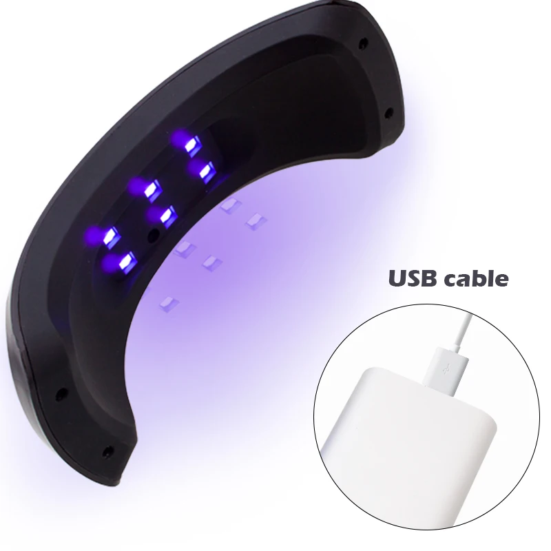 Dmoley 12 Вт Мини Алмазная фреза слайс Сушилка для ногтей с USB разъемом портативная
