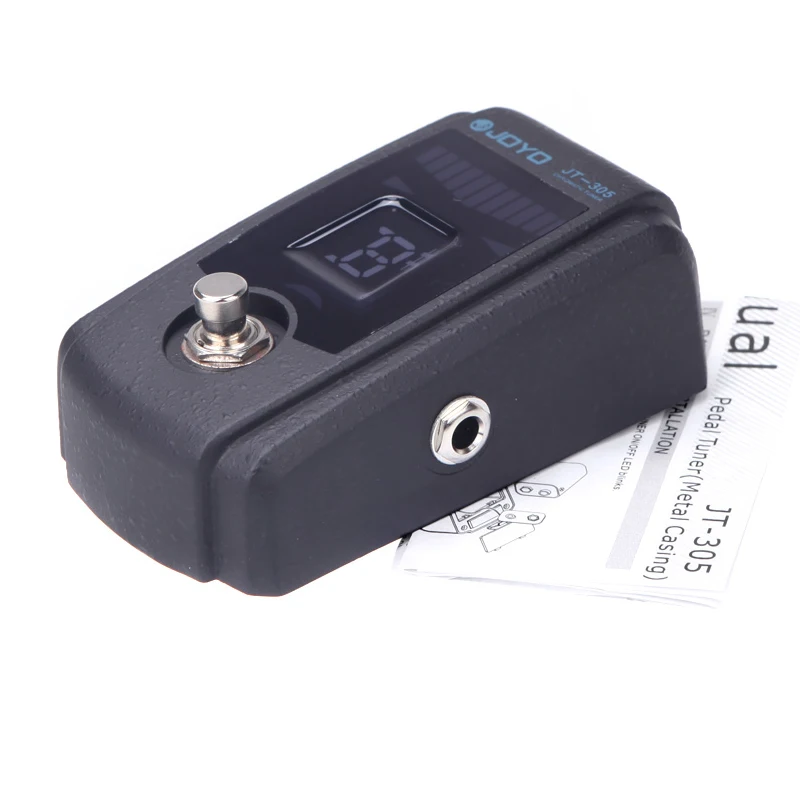 JOYO JT 305 гитарный педали тюнер с металлическим корпусом Dgital электронная гитара